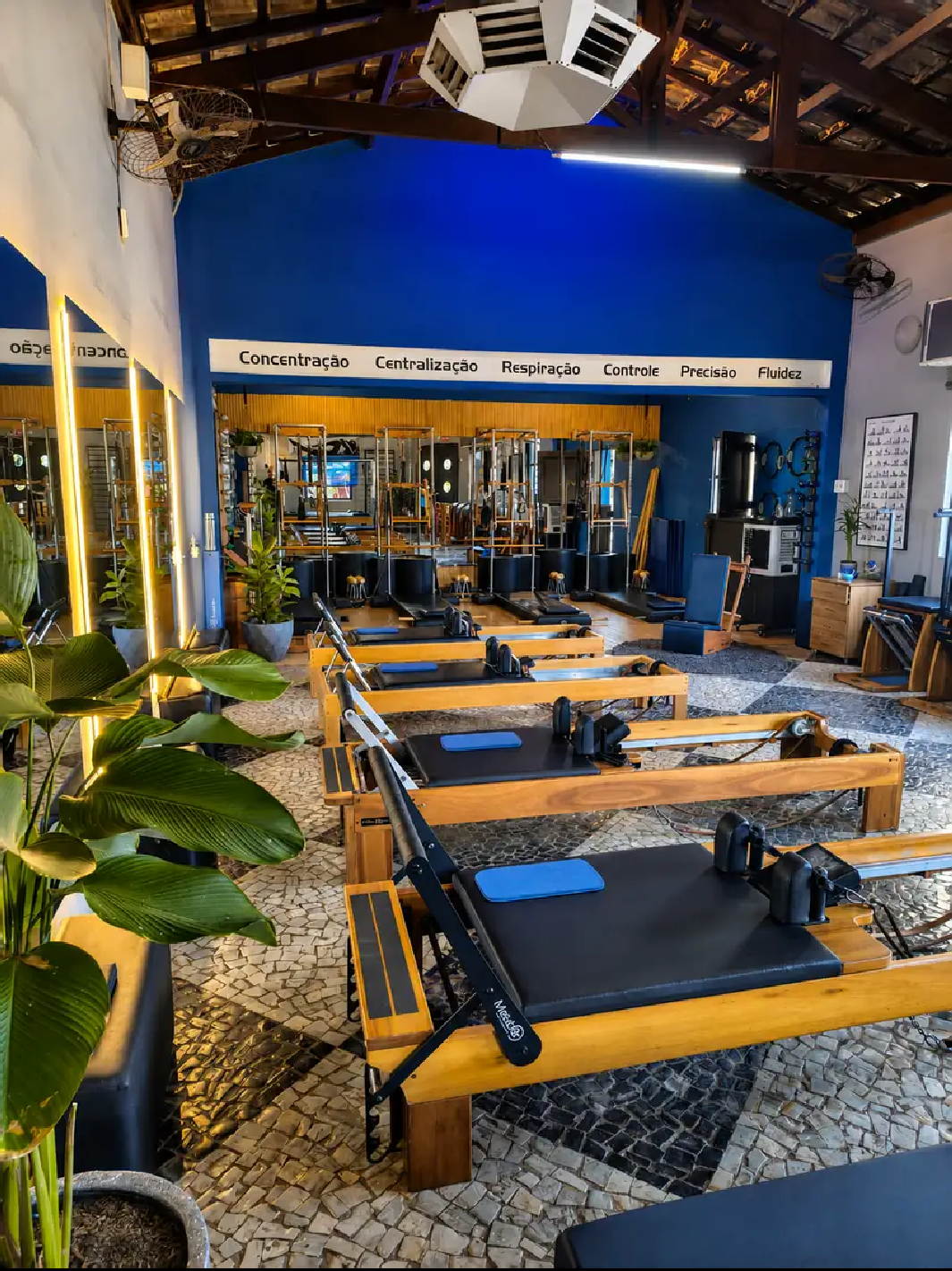Interior do Estúdio BR Autêntico Pilates